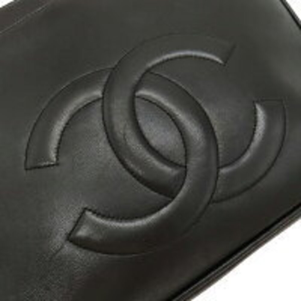 Chanel Shoulder Bag Coco Mark lambskin black chain - Picture 6 of 13